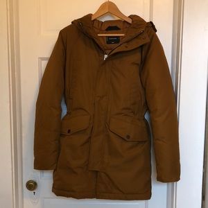 EVERLANE Renew long parka roomy XS Copper brown jacket